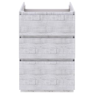 Formosa 23 in. W x 20 in. D x 34.1 in. H Modern Bath Vanity Cabinet without Top in Rustic White