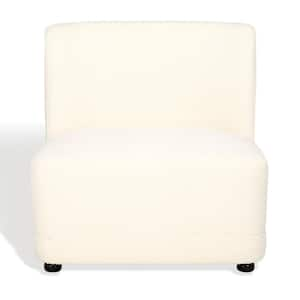 Nessa Ivory/Black Accent Chair