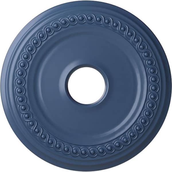 Ekena Millwork 1-1/8" x 18-5/8" x 18-5/8" Polyurethane Classic Ceiling Medallion, Hand-Painted Americana