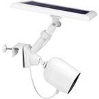 Universal Gutter Mount for Wyze, Blink, Ring, Arlo, Eufy Camera (White) - Mount Your Security Cam and Solar Panel