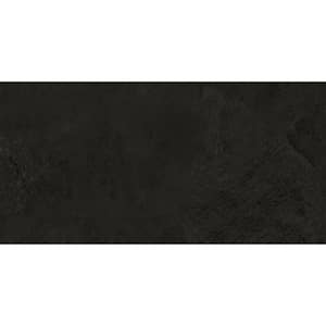 24 in. x 12 in. Slater Black Luxury Vinyl Plank Flooring Waterproof Peel and Stick Floor Tiles (12-Tile, 24 sq. ft.)