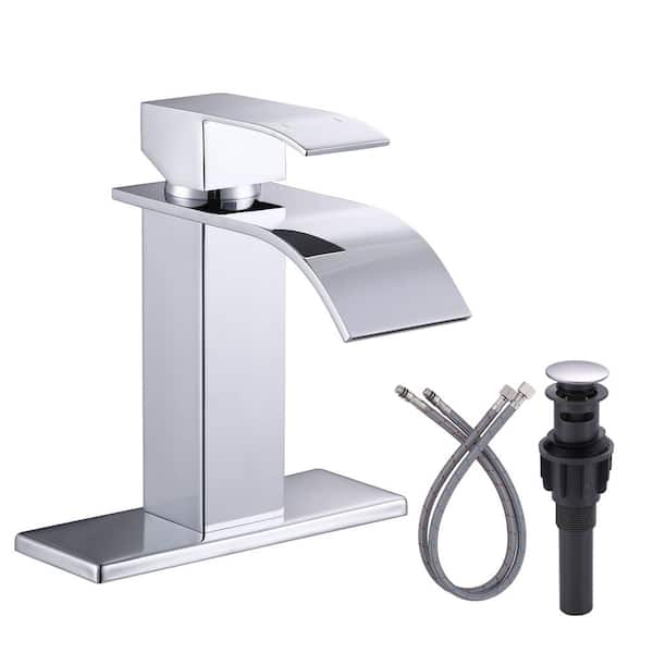 Store Single hole/4-in centerset bathroom sink faucet