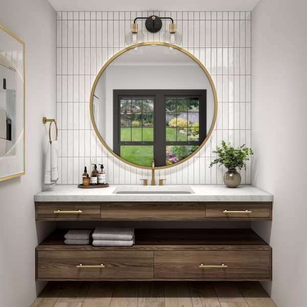 Artistic Reflections Arctic 2 in. x 10 in. Glazed Ceramic Undulated Wall Tile (5.24 sq. ft./case)