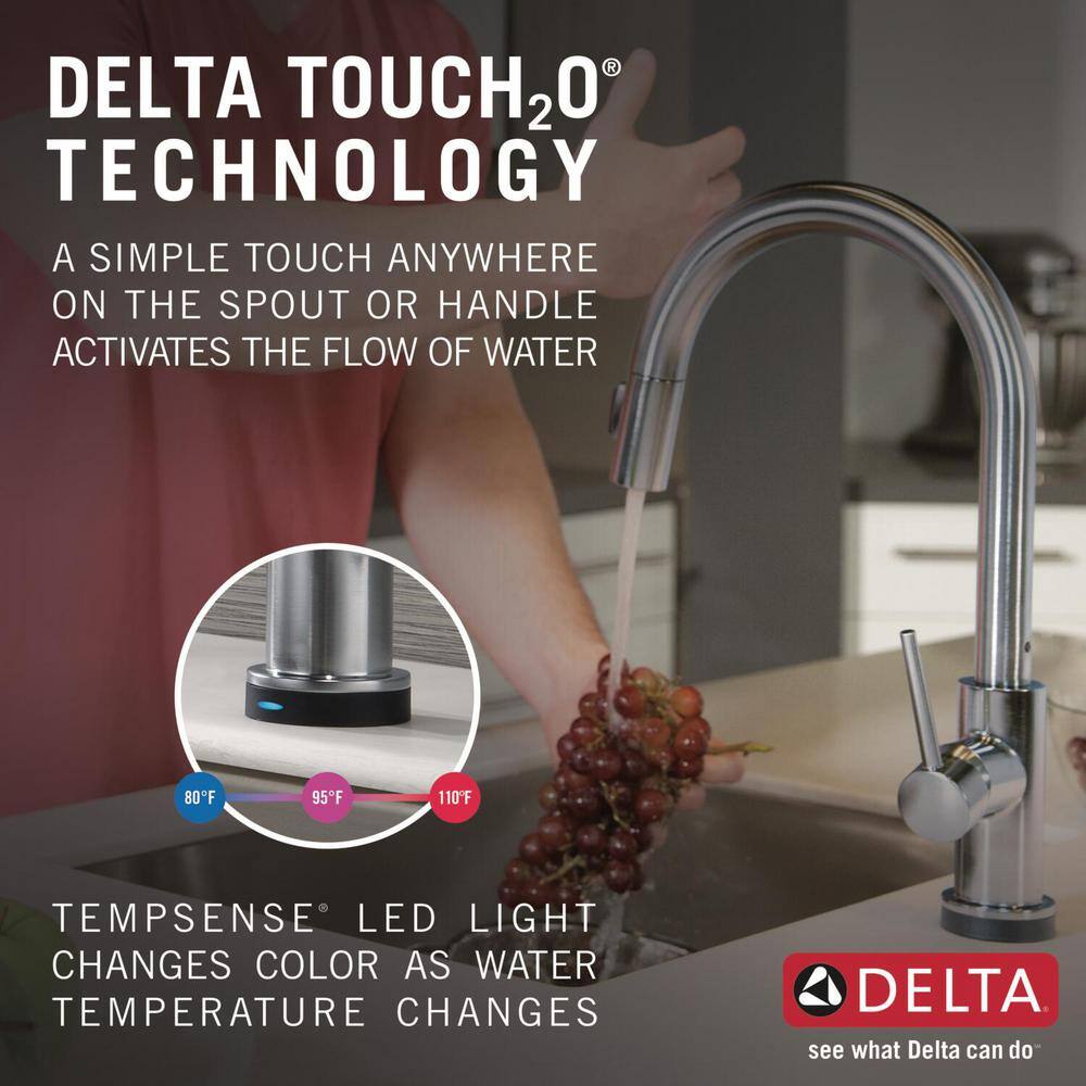 Stainless Steel Modern Pull-Down Kitchen Faucet with Spray