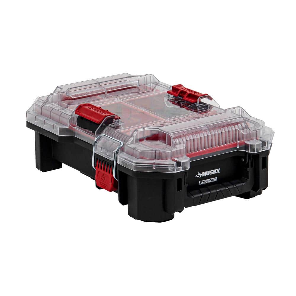 Build-Out Modular Tool Storage 6-Compartment Deep Organizer