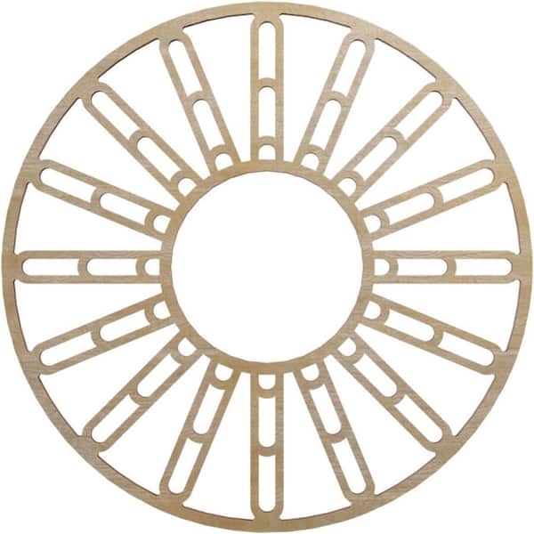 Ekena Millwork 0.25 in. x 5.75 in. x 16 in. Wood Medallion Moulding