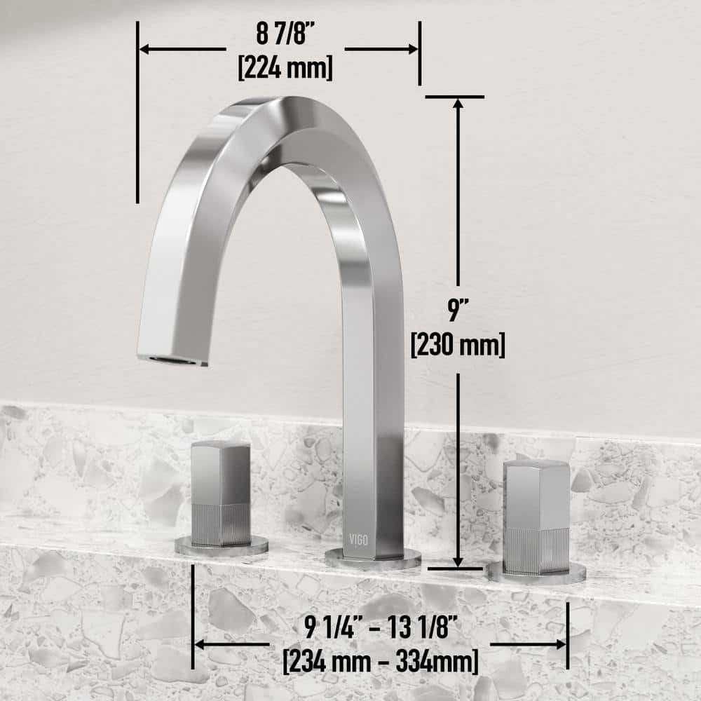 Hart Chrome Widespread Bathroom Faucet with Tall Spout