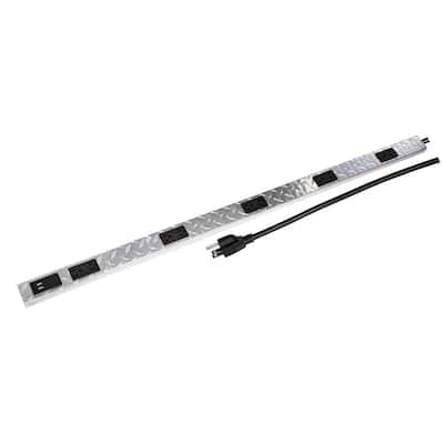 10-Outlet 2 USB Heavy-Duty Power Strip With Circuit Breaker Lts-10z2300-2u