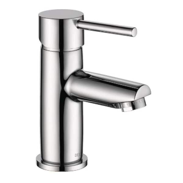 Delta Modern Single Hole Single-Handle Bathroom Faucet in Chrome