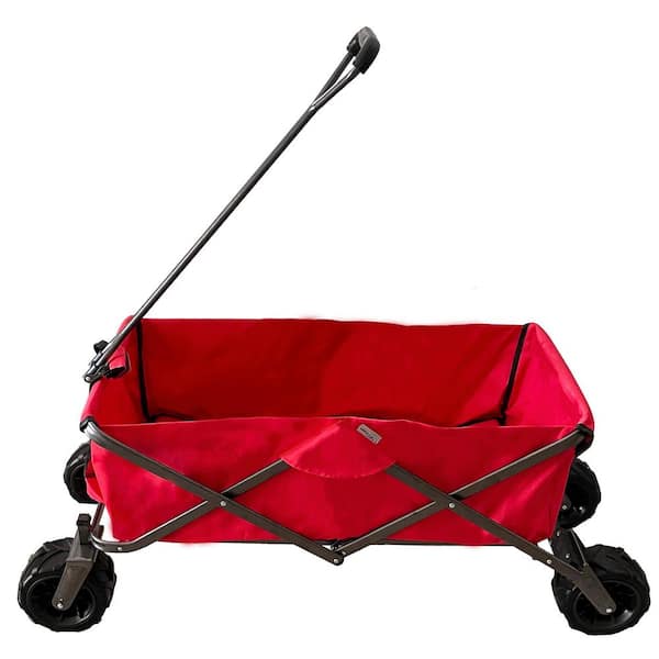 3 cu. ft. Outdoor Metal Garden Cart