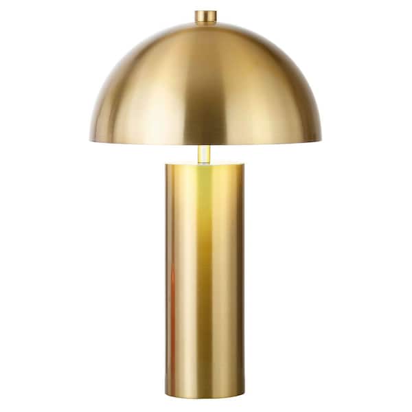 Meyer&Cross York 14.5 in. Brass Finish Mini Lamp with Metal Shade