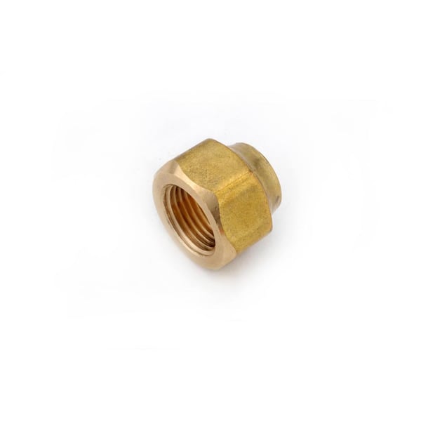 Anderson Metals 3/8 in. Brass Flare Nut Forged Heavy (10-Bag)