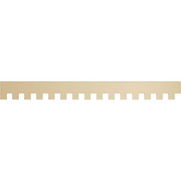 Ekena Millwork 1 in. D x 9 in. W x 90 in. L Primed Polyurethane Panel Moulding