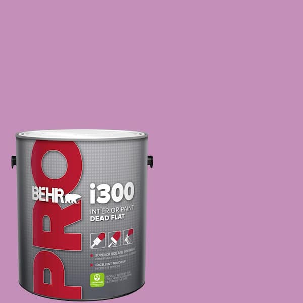 BEHR PRO 1 gal. #670B-5 Pretty Petunia Dead Flat Interior Paint