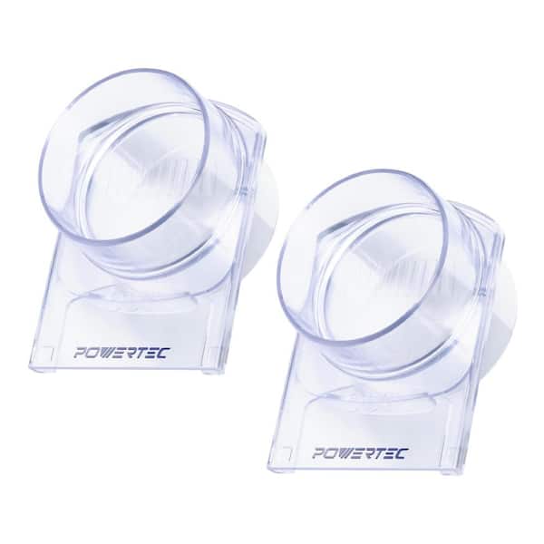 ‎POWERTEC 4 in. Blast Gate ABS Plastic Fitting for Shop Vac, Dust Collector and Dust Collection Systems (2-Pack)