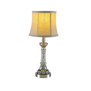21 in. Brushed Steel Lamp