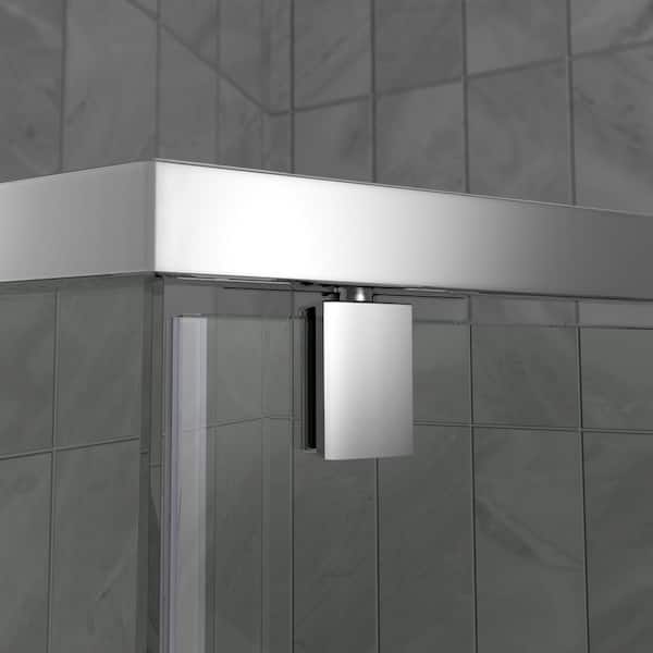 DreamLine Prism 36-1/8 in. x 36-1/8 in. x 72 in. Semi-Frameless