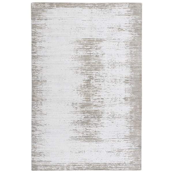 Mirage 6 ft. x 9 ft. Beige/Gray Abstract Area Rug