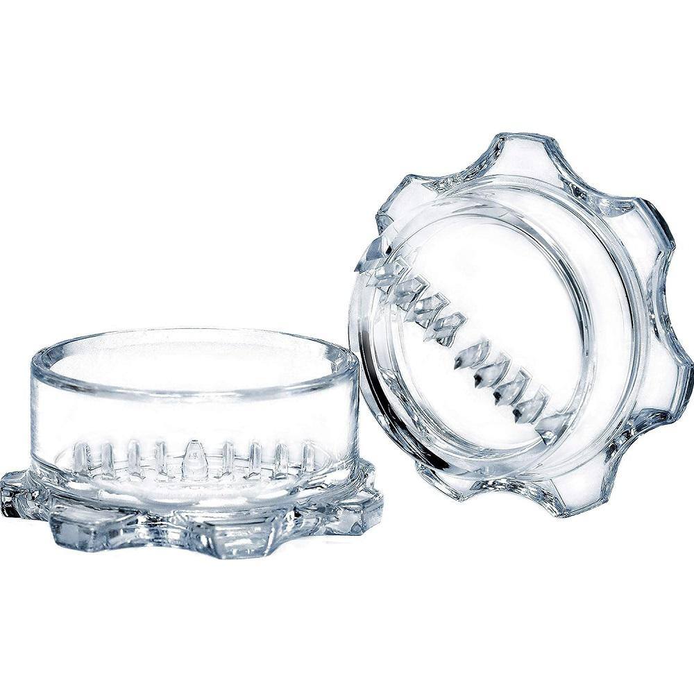 Clear Garlic/Herb/Nuts, Press Kitchen Mincer, and Grinder, Easy to Clean