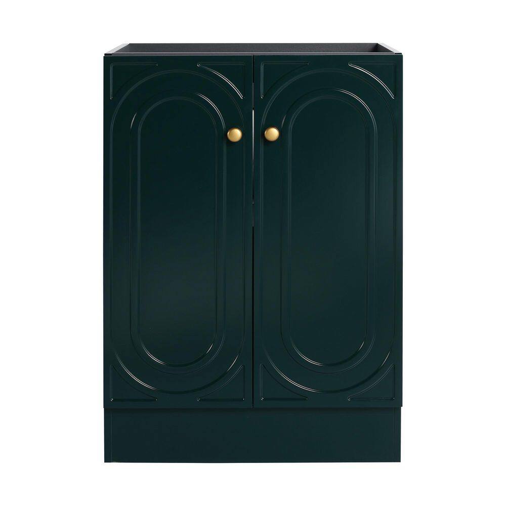 23.25 in. Bath Vanity Cabinet without Top in Dark Green Unassembled price history on PriceWatchPro