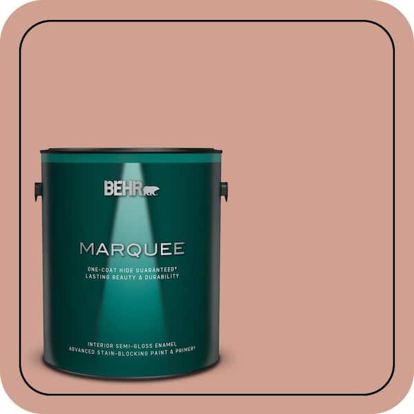 BEHR MARQUEE 1 gal. #S180-4 Shiny Kettle Semi-Gloss Enamel Interior Paint & Primer