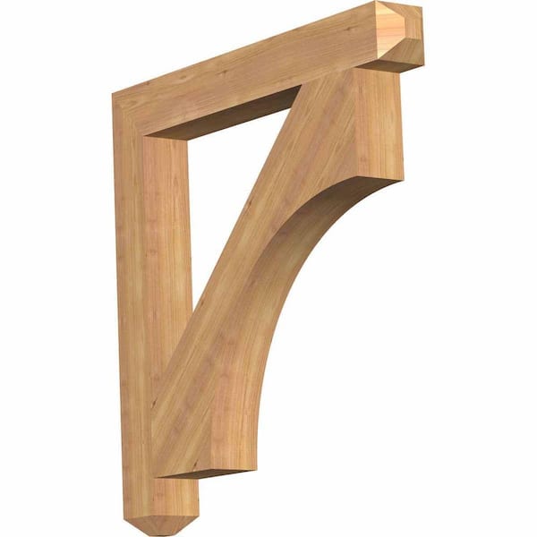 Ekena Millwork 3.5 in. x 30 in. x 30 in. Western Red Cedar Westlake Craftsman Smooth Bracket