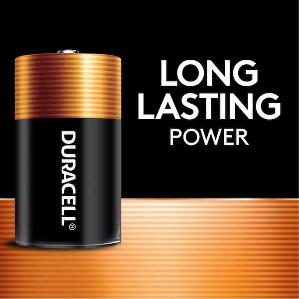 Duracell Duracell Coppertop D Cell Batteries, 4-count Pack, Long