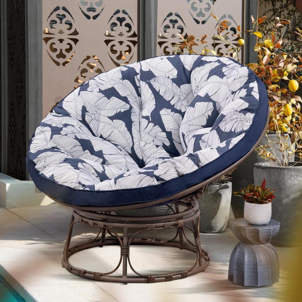 papasan chair cushion oval