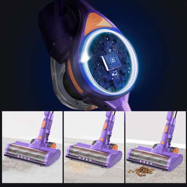 MOOSOO 24Kpa Cordless Stick Vacuum Cleaner For Carpet And Hard hotsell Floors-KCO