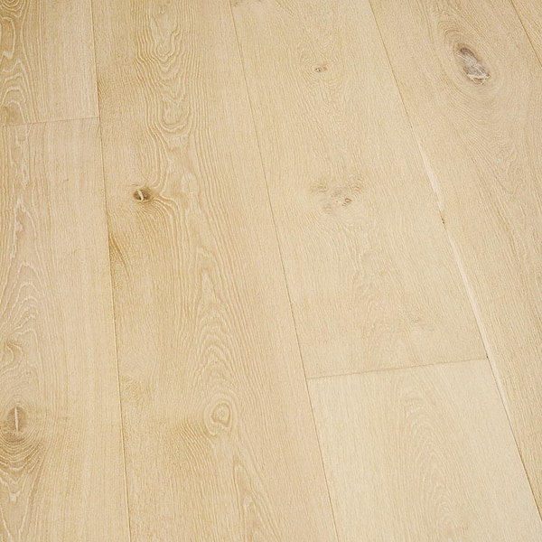 Malibu Wide Plank Mastros French Oak 5/8 in. T x 9.4 in. W Water Resistant Wire Brushed Engineered Hardwood Flooring (34.10 sq. ft./case)
