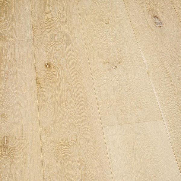 Malibu Wide Plank Mastros French Oak 5/8 in. T x 9.4 in. W Tongue and Groove Wire Brushed Engineered Hardwood Flooring(34.10 sq. ft./Case)