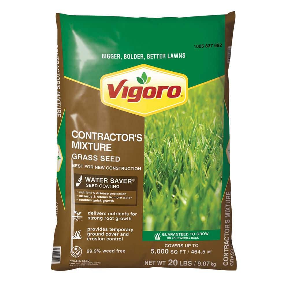Vigoro 20 lbs. Contractor's Grass Seed Southern Mix with Water