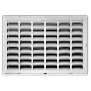 30 in. x 20 in. Steel Return Air Filter Grille in White