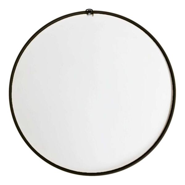 Heritage Framed Round Mirror - Gold Leaf - Wood - 17 / 19 - Simple & Modern Designs - Oval and Round Mirrors