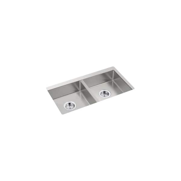 KOHLER Strive 29-1/2 in. Undermount Double-Bowl Kitchen Sink