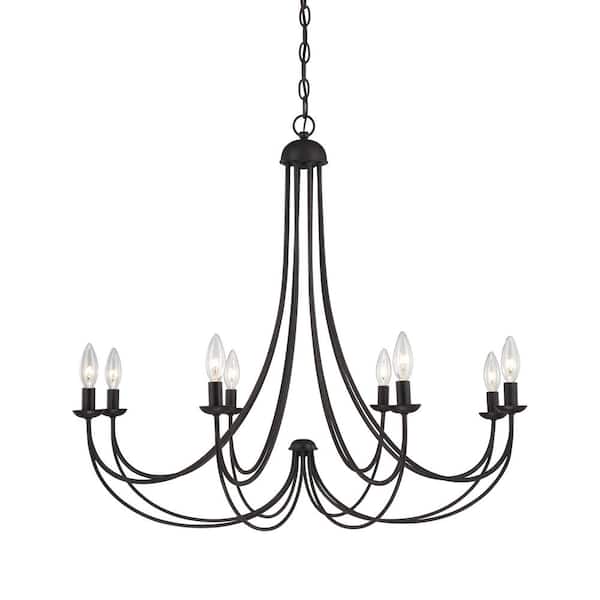 Mirren 8-Light Imperial Bronze Candle-Style Chandelier