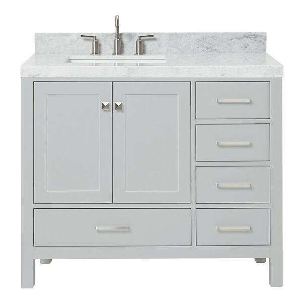 ARIEL Cambridge 42 in. W x 22 in. D x 36.5 in. H Single Sink ...