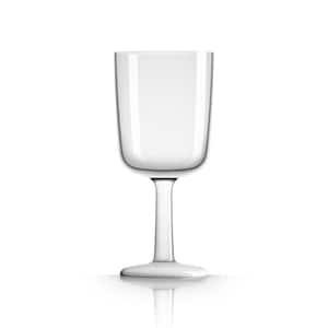 Marc Newson Non-slip Forever-unbreakable 10 oz. Wine Glass Tritan with White Non-Slip Base (2-Pack)