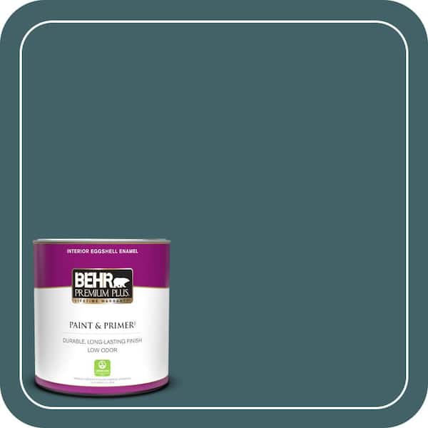 BEHR PREMIUM PLUS 1 qt. #T17-12 Wanderlust Eggshell Enamel Low Odor Interior Paint & Primer