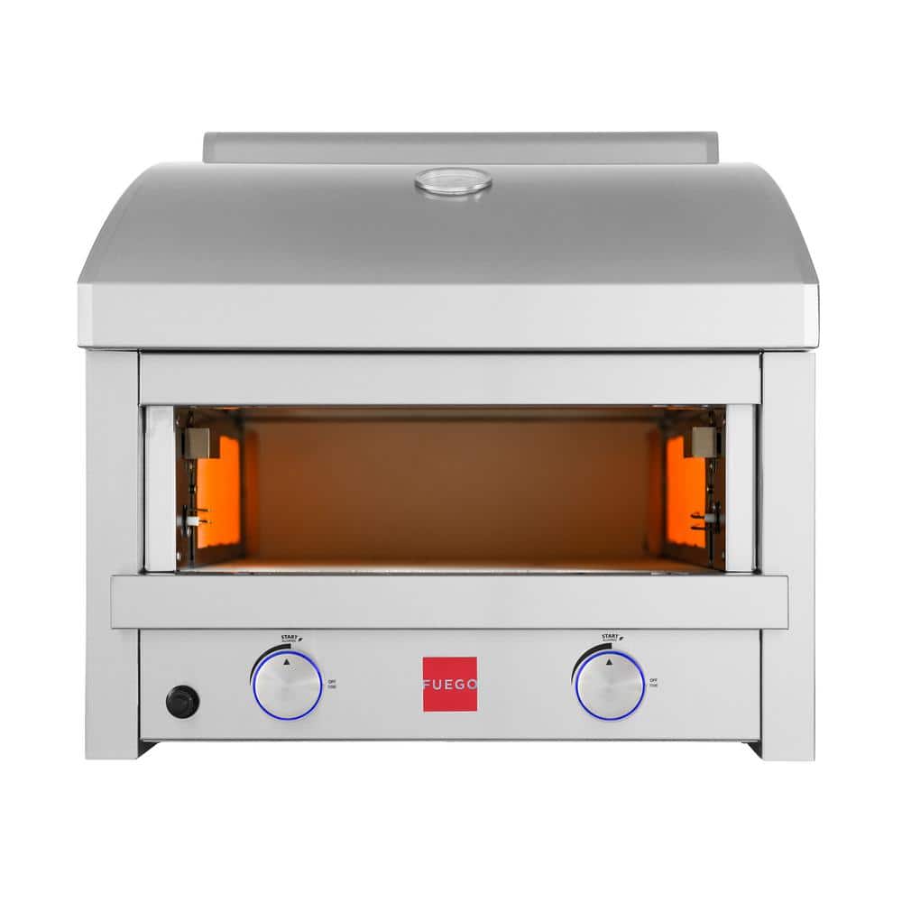Stainless Steel 16-Inch Outdoor Gas Pizza Oven