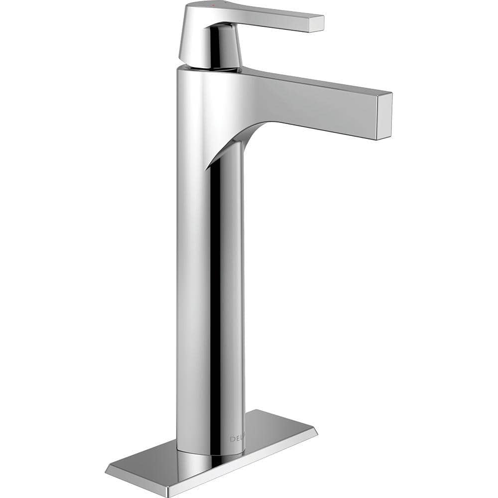 Zura Polished Chrome Single Handle Vessel Bathroom Faucet