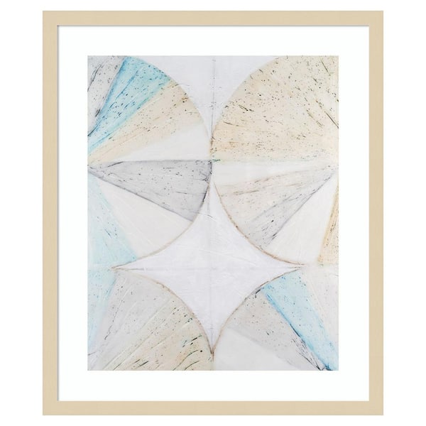 Amanti Art Pie Charts II by Vanna Lam 21 in. W x 25 in. H. Wood Framed Wall Art Print Framed in Brown