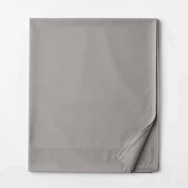 The Company Store Legends Hotel White 450-Thread Count Wrinkle-Free Supima Cotton Sateen Queen Fitted Sheet