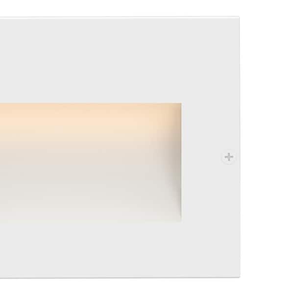 HINKLEY - Hinkley Landscape Lighting Taper Horizontal 12v Step Light, Satin White