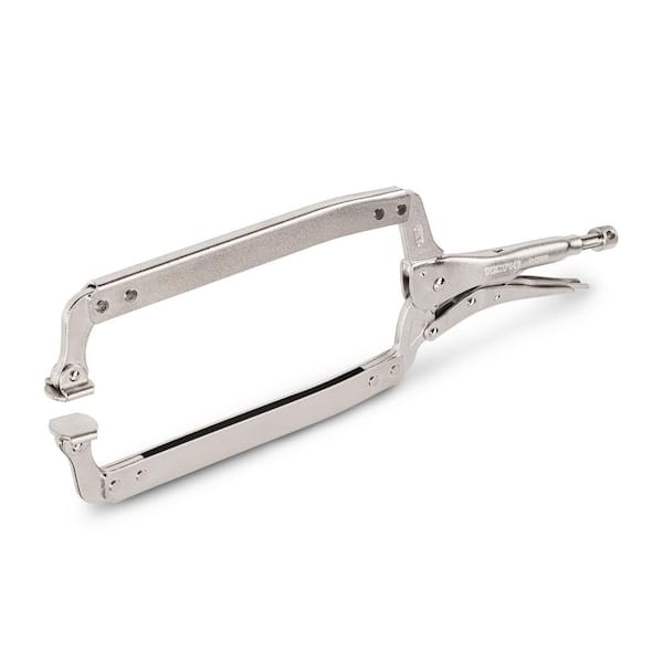 18 in. Swivel Pad Locking C-Clamp