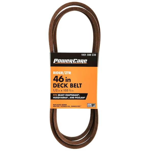 Powercare Deck Belt for 46 in. cut Craftsman, Husqvarna, Poulan