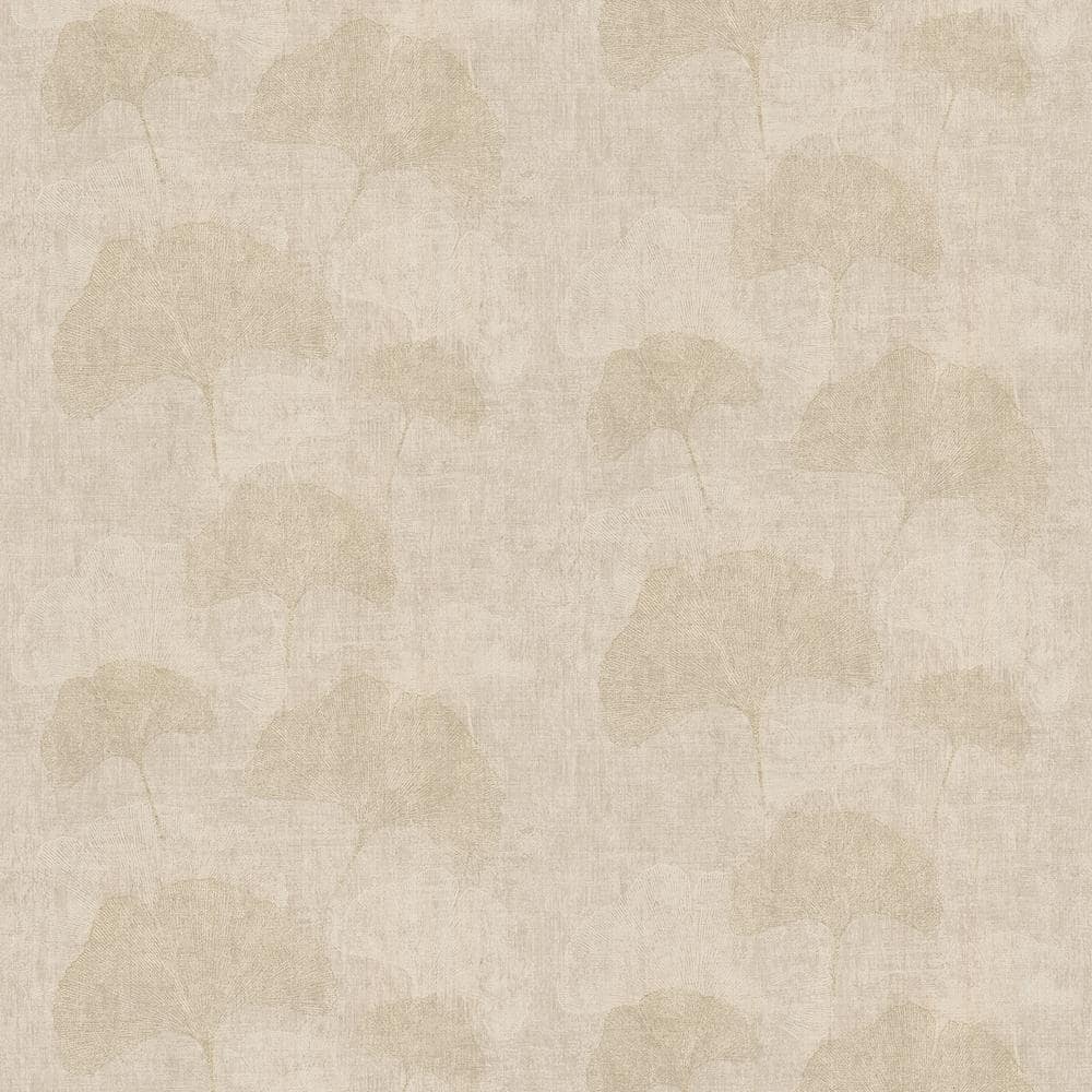 Fairlane Neutral Floral Non-Pasted Vinyl Wallpaper