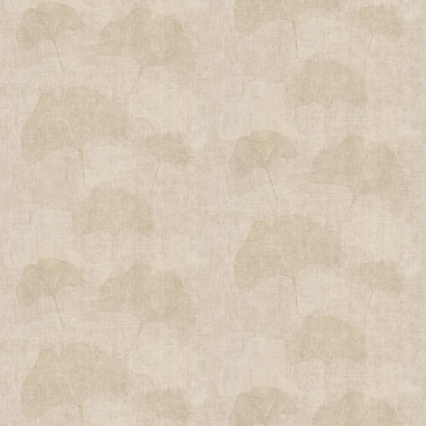 Advantage Fairlane Neutral Floral Non-Pasted Vinyl Wallpaper