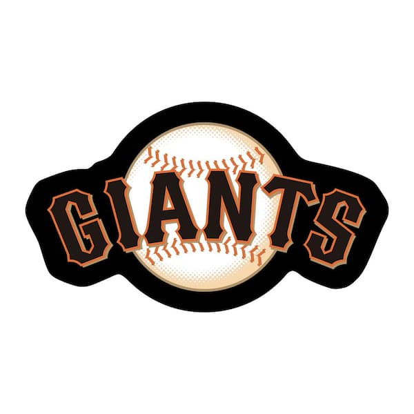 FANMATS San Francisco Giants Black 2.5 ft. x 2.5 ft. Mascot Area Rug