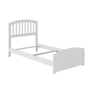 Richmond White Twin XL Traditional Bed with Matching Foot Board